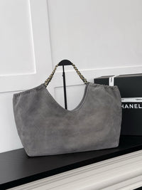 26C Suede Shopping Tote