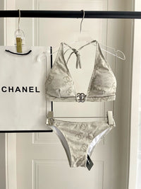 Logo Halter Bikini Set