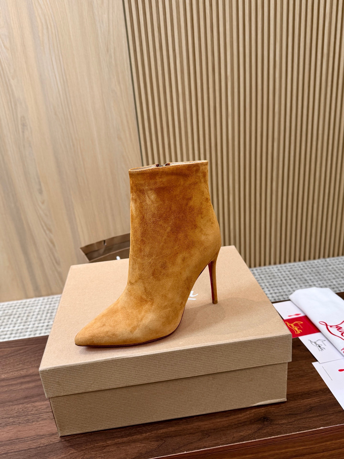 Kate Max Suede Ankle Boots