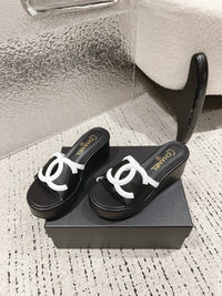 Platform Slide Sandals