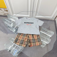 Check T-Shirt & Shorts Set