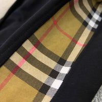 Vintage Check Panel Hoodie