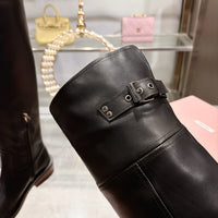 Leather Tall Riding Boots