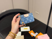 Denim Key Pouch