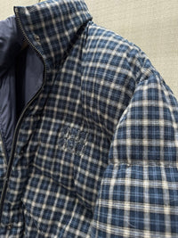 Reversible Checked Down Jacket
