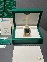 Day-Date 36 Yellow Gold Black Dial