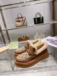 Platform Slip-On Loafers