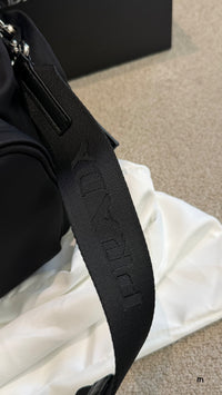 Re-Nylon and Saffiano Leather Shoulder Bag