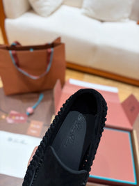 Suede Loafers