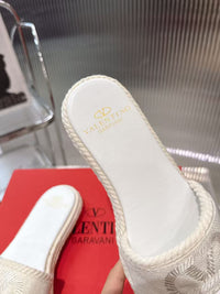 VLogo Espadrille Slides