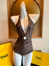 Logo One Piece Swimsuit