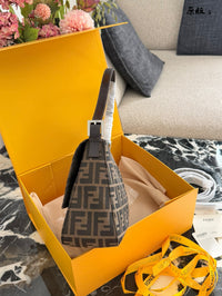 Jacquard Baguette Bag