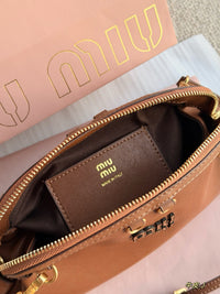 Caprice Leather Shoulder Bag
