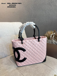 Cambon Ligne Tote Bag Calfskin