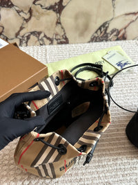 Icon Stripe Nylon Drawcord Pouch