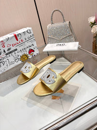 Bianca Leather Slides