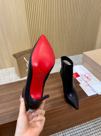 Kate Max Leather Ankle Boots
