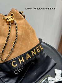 25A Suede Bucket Bag