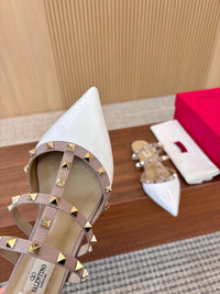Garavani Rockstud Pointed-Toe Mules
