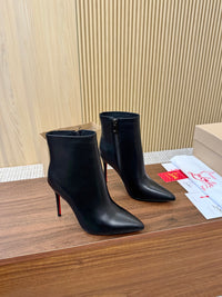 Kate Max Leather Ankle Boots