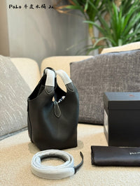 PRL Leather Bucket Bag