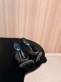 Caovilla Chandelier Heeled Mules