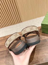Monogram Sandals