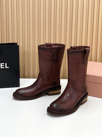 Foule Leather Booties