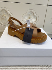 Leather Platform Sandals