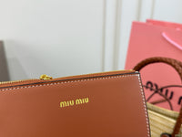 Woven Straw Tote Bag