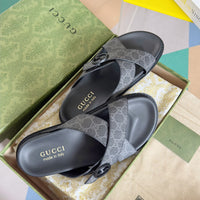 Double Strap Slide Sandals