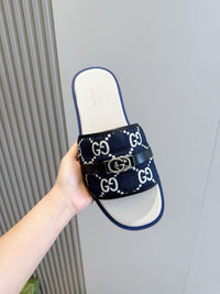 Monogram Slide Sandals