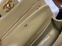 Suede Flap Bag