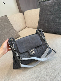 Denim Messenger Bag