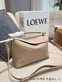 Leather Puzzle Edge Bag