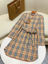 Vintage Check Dress