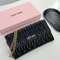Matelassé Leather Wallet