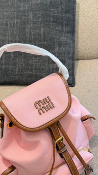 Canvas Leather Backpack