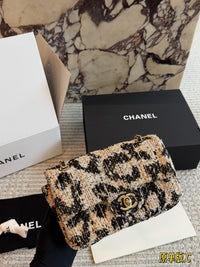 Leopard Mini Flap Bag