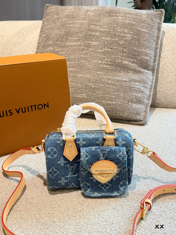 Nano Speedy Monogram Denim