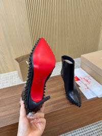 Kate Max Leather Ankle Boots