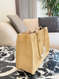 Braided Raffia Tote