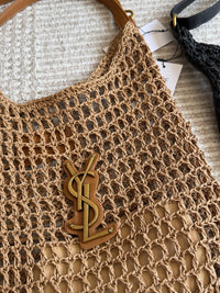 Raffia Oxalis Crochet Shoulder Bag
