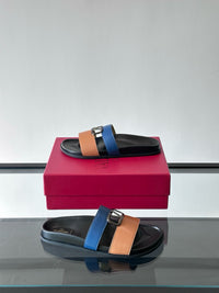 Garavani VLogo Calf Leather Slides