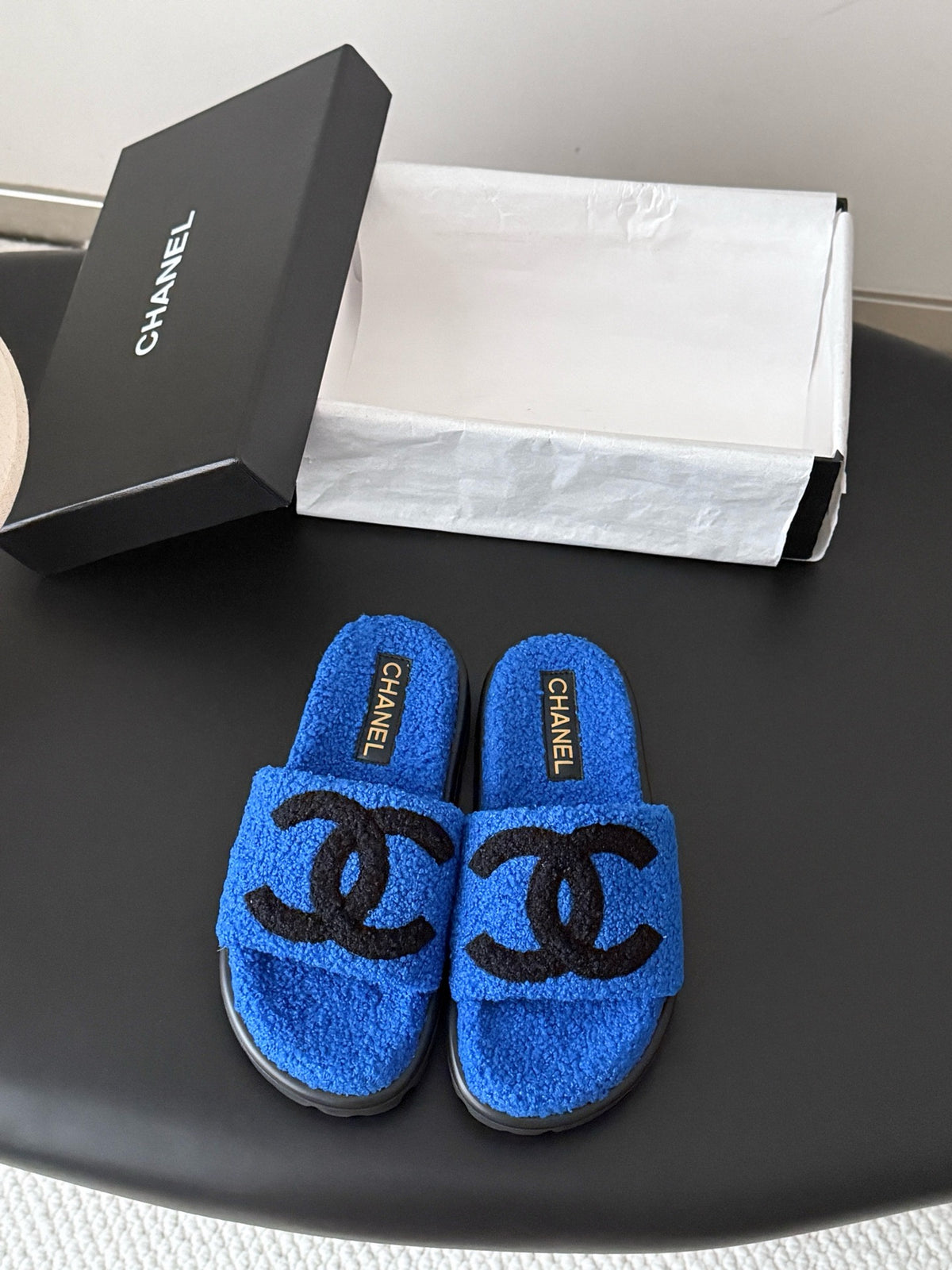 26K Plush Slide Sandals