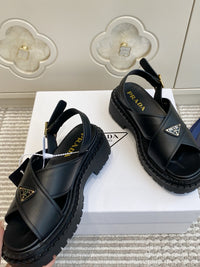 Leather Platform Sandals