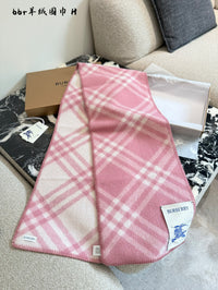 Check Wool Scarf