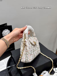 23K Kelly Top Handle Mini Flap Bag