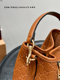 Emblem Small Bucket Bag