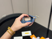 Denim Key Pouch